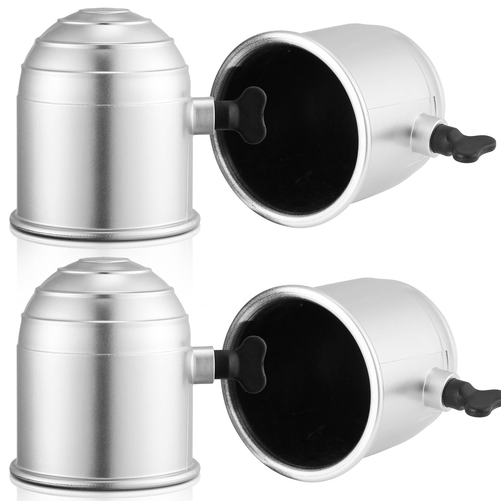 AGRISHOP 4X Anhänger Anhängerkupplung Abdeckung Kunststoff Silber Φ50mm Kugelkopf Abdeckung mit Schloss AGRISHOP 4X Anhänger Anhängerkupplung Abdeckung Kunststoff Silber Φ50mm Kugelkopf Abdeckung mit Schloss von AGRISHOP