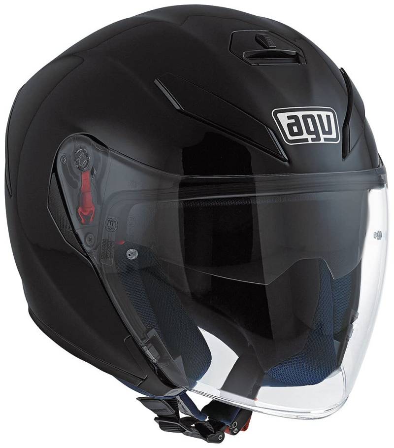 AGV unisex-adult K-5 Jet Agv E2205 Solid - Motorrad Helm, Schwarz, XL EU von AGV