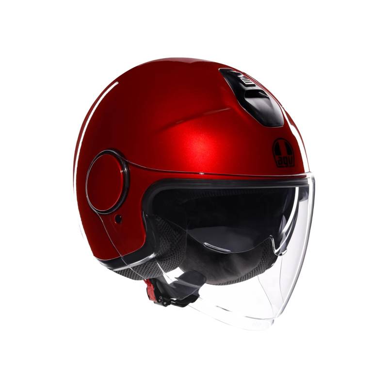 AGV - ETERES E2206, Motorrad Jet-Helmet, Unisex, Corsa Red, XXL von AGV