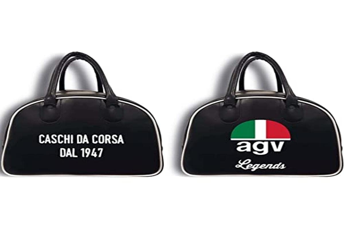 AGV Helmtasche Legends Bag Kunstleder Satin für Fast alle AGV Helme zb X3000 X70 von AGV