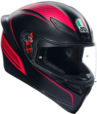 AGV K1 S Warmup, Integralhelm - Matt Schwarz/Pink - L von AGV