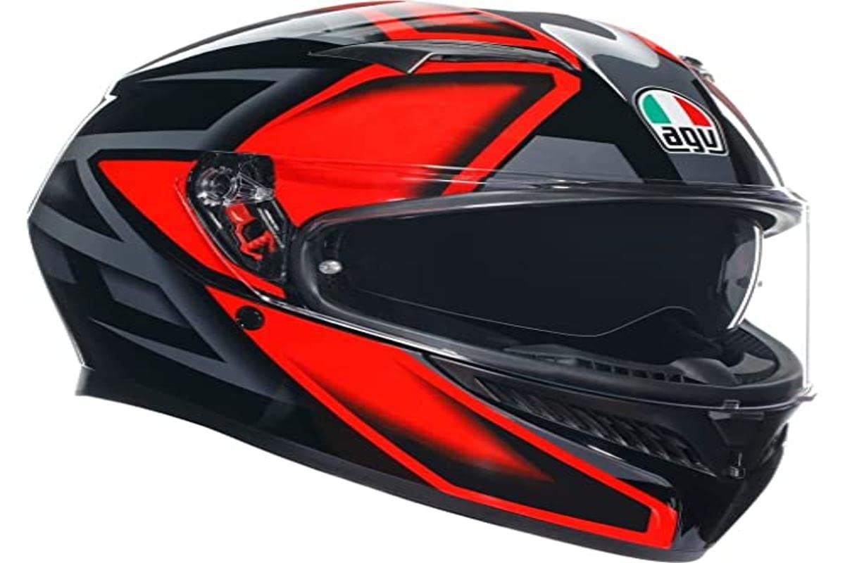 AGV K3 E2206 MPLK Compound Black Red 009 Full Face Helmet XS von AGV