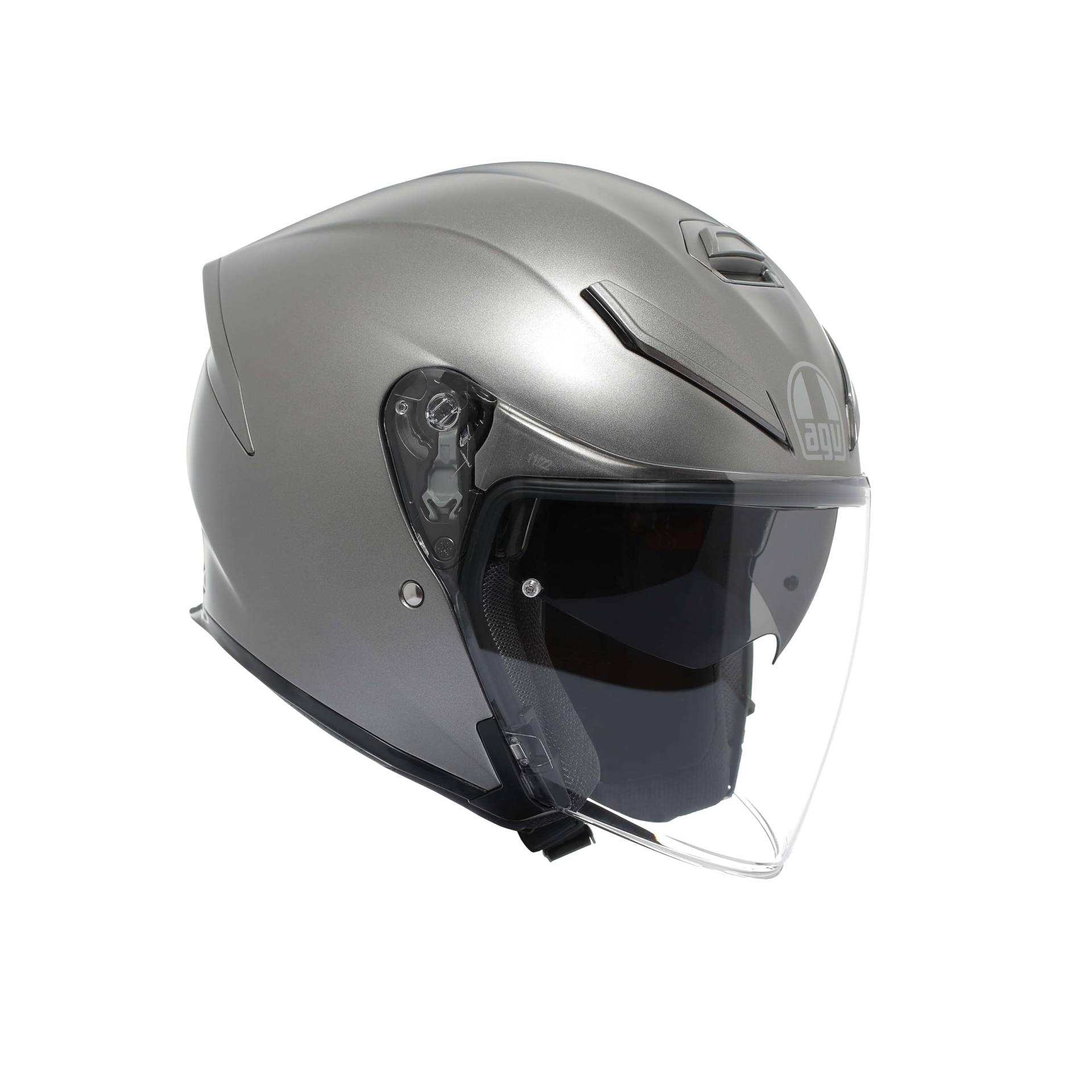 AGV - K5 Jet EVO E2206, Motorrad Jet-Helmet, Unisex, Matt Luna Grey, L AGV - K5 Jet EVO E2206, Motorrad Jet-Helmet, Unisex, Matt Luna Grey, L von AGV
