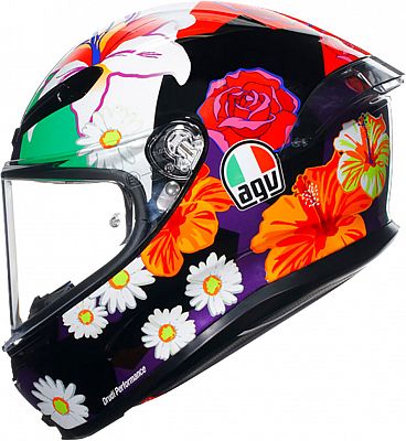 AGV K6 S Morbidelli 2021, Integralhelm - Schwarz/Rot/Grün/Weiß - L von AGV