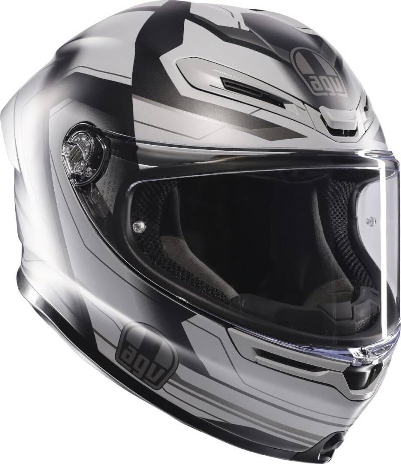 AGV K6 S Ultrasonic Motorradhelm Matt Schwarz Grau (S) von AGV