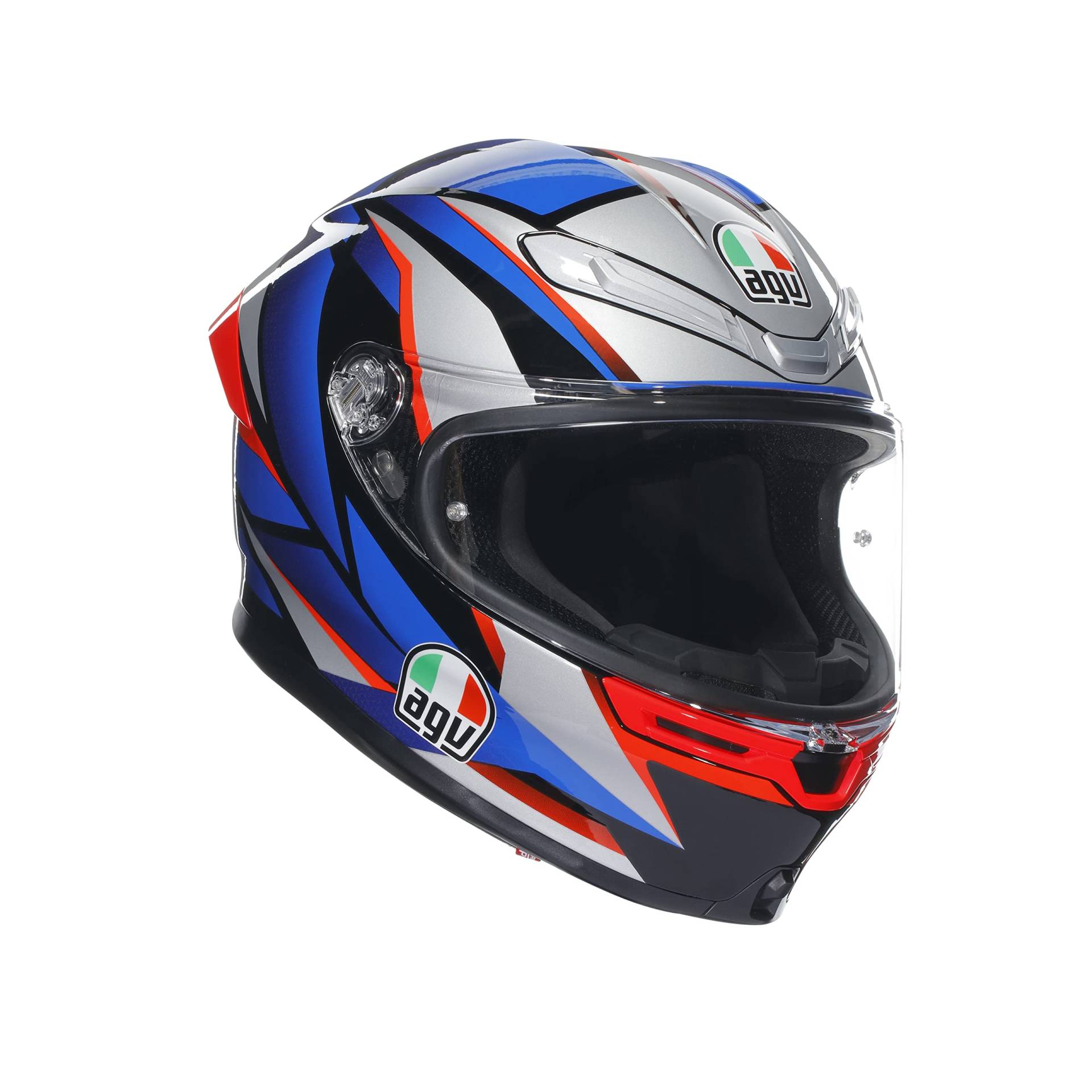 AGV Motorradhelm K6 S Slashcut, BLACK/BLUE/RED, M von AGV