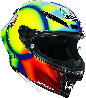 AGV Pista GP RR Soleluna 2021, Integralhelm - Neon-Gelb/Blau/Schwarz/Rot - XL von AGV