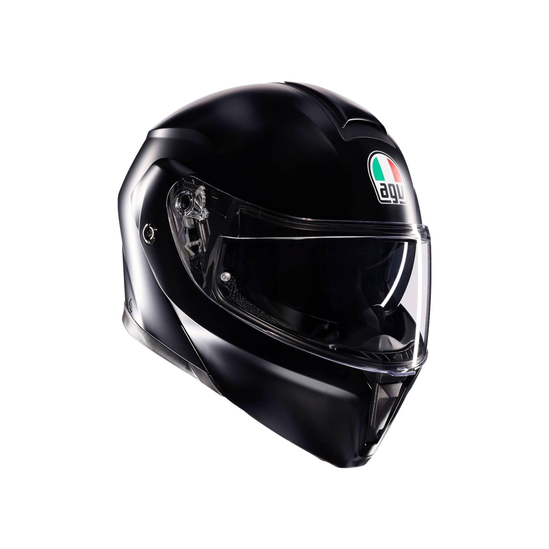 AGV Streetmodular ECE 22-06 Mono, Modularer Helm, Motorrad Klapphelm ECE 22-06 P/J in Zwei Konfigurationen zugelassen, mit Sonnenblende, Matt Schwarz, S AGV Streetmodular ECE 22-06 Mono, Modularer Helm, Motorrad Klapphelm ECE 22-06 P/J in Zwei Konfigurationen zugelassen, mit Sonnenblende, Matt Schwarz, S von AGV