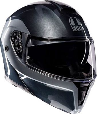 AGV Streetmodular Levico, Klapphelm - Dunkelgrau/Silber - XL von AGV