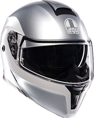 AGV Streetmodular Levico, Klapphelm - Matt Silber/Hellgrau - XXL AGV Streetmodular Levico, Klapphelm - Matt Silber/Hellgrau - XXL von AGV