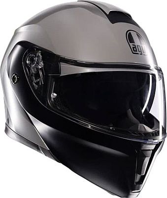 AGV Streetmodular Resia, Klapphelm - Matt Grau/Schwarz/Neon-Gelb - XL von AGV