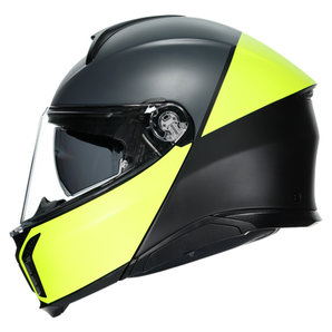 AGV Tourmodular Balance Klapphelm Matt Schwarz Grau Gelb von AGV