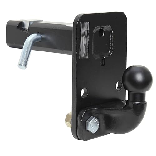 Einschub für Anhängerkupplung für US-Aufnahme 2“ US-Anhängerzugvorrichtung Aufnahme-Anhängerkupplung mit TÜV Adapter (auch für ALKO Stabilisierungseinheit geeignet) von AHAKA
