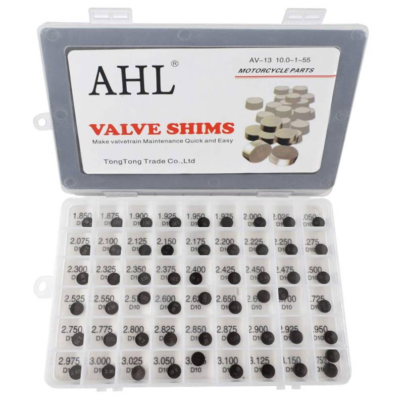 AHL 10.00mm 55pcs 1.85-3.2mm ventil shim ventile einstellen für 530 2008 2009 2010 2011 von AHL