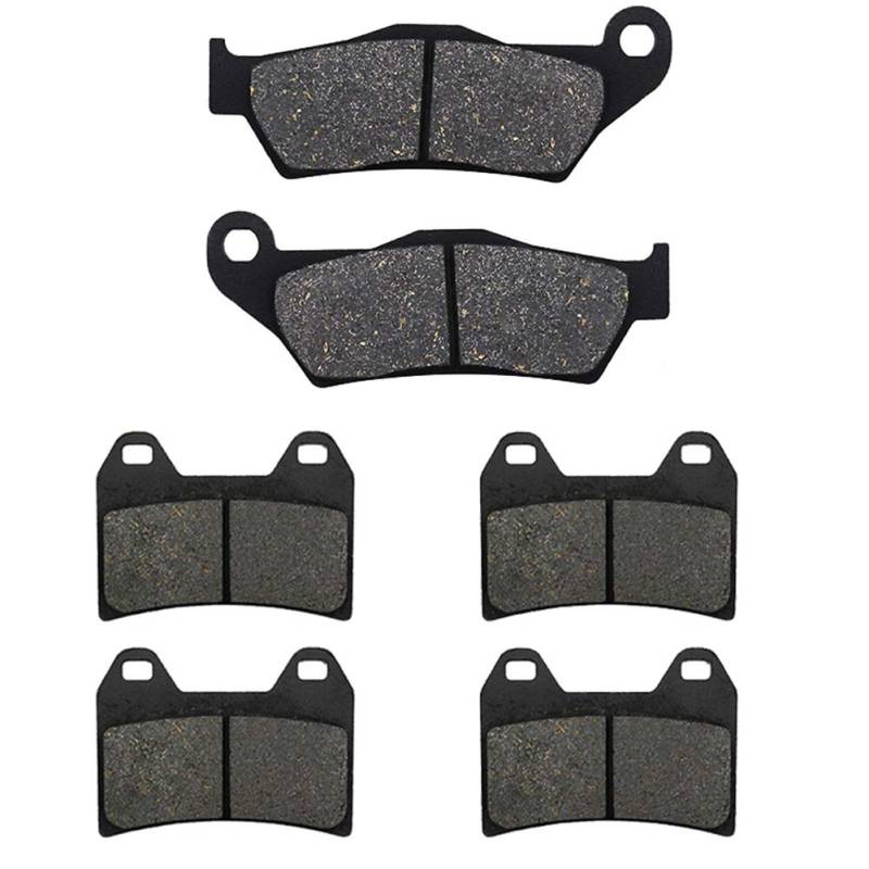 AHL 3 Paar Bremsbeläge kit für MOTO GUZZI Breva V 1100 / Griso 1100 2005-2008 von AHL