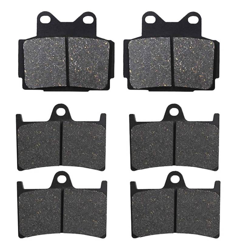AHL 3 Paar Bremsbeläge kit für yamaha FZR 400 RRSP/RR 1991-1992 / yamaha FZS 600 Fazer 1998-2003 von AHL