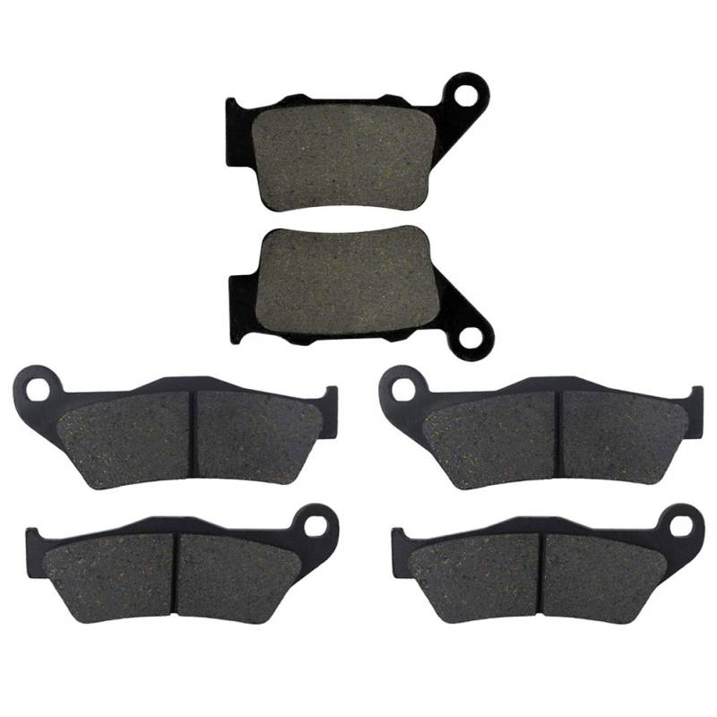 AHL 3 Paar Bremsbeläge kit für yamaha street bikes XT 660 Z Tenere (Non ABS) 2008-2016 / XT 660 ZA Tenere (ABS) 2011-2016 von AHL