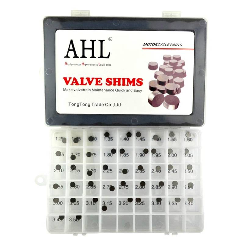 AHL 7.48mm 47pcs 1.20mm-3.50mm Ventil Shim Ventile einstellen für Yamaha YZF-R6 1999-2009 von AHL