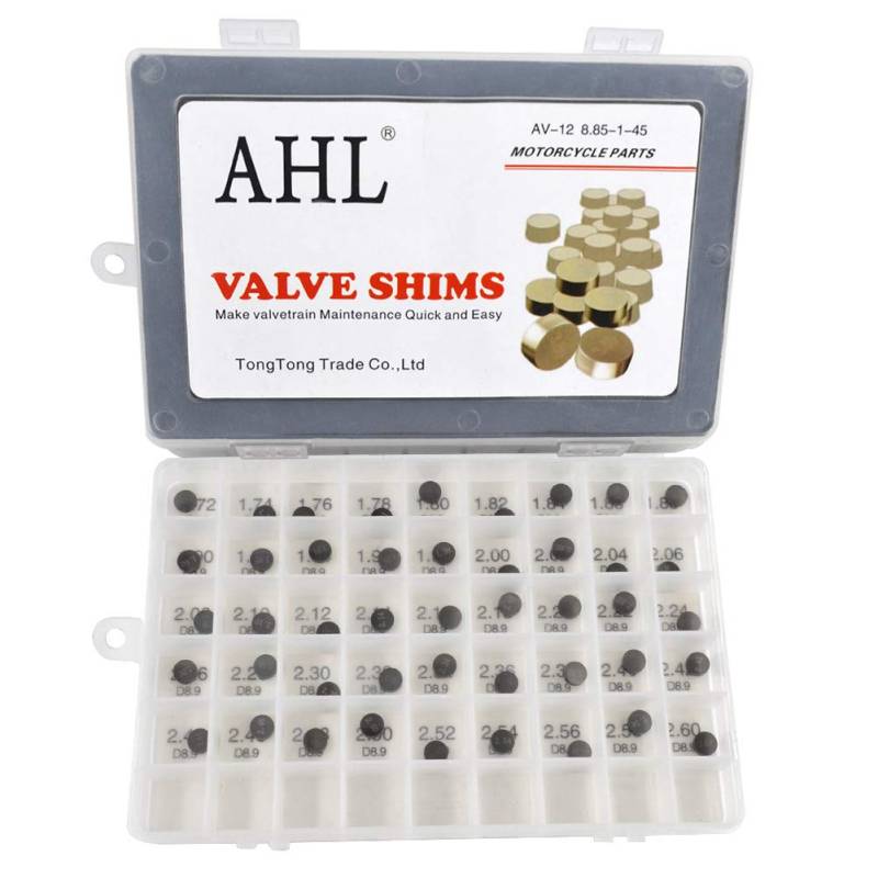 AHL 8.85mm 45pcs 1.72-2.60mm kit Ventil shim Ventile einstellen für 250SX-F 2005-2014 / 250XCF-W 2006-2014 von AHL