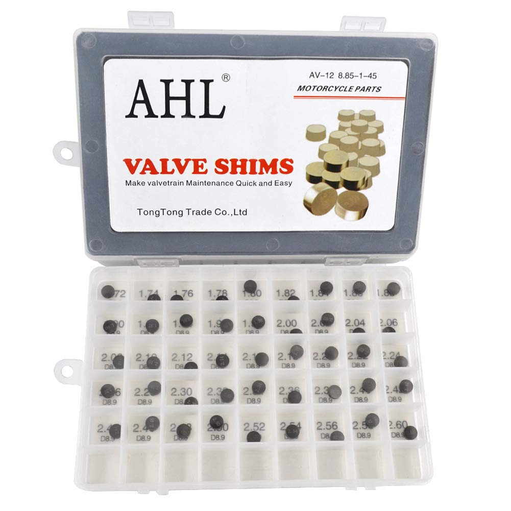 AHL 8.85mm 45pcs 1.72-2.60mm kit Ventil shim Ventile einstellen für 350XCF-W 2012-2014 / 350EXC 2012-2014 von AHL