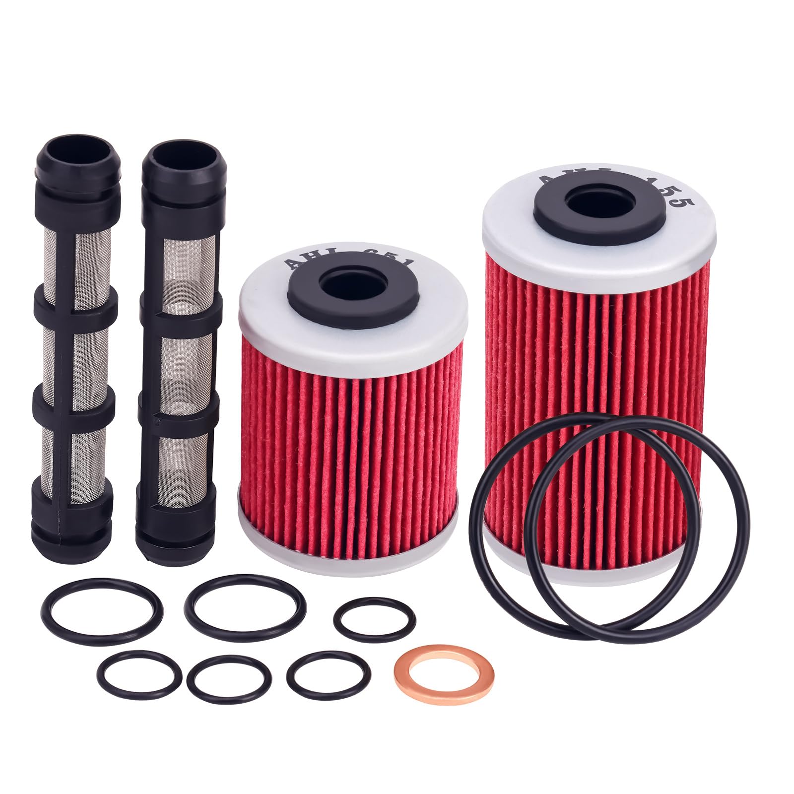 AHL Ölfilter-Reparatursets sind 75038046110 kompatibel mit 690 Enduro R/SMC R 2012-2023/701 Enduro 2016-2023/701 Supermoto 2016-2023/SVARTPILEN 701 2019 2020 2022/VITPILEN 701 2018 2019 2020 2022 von AHL