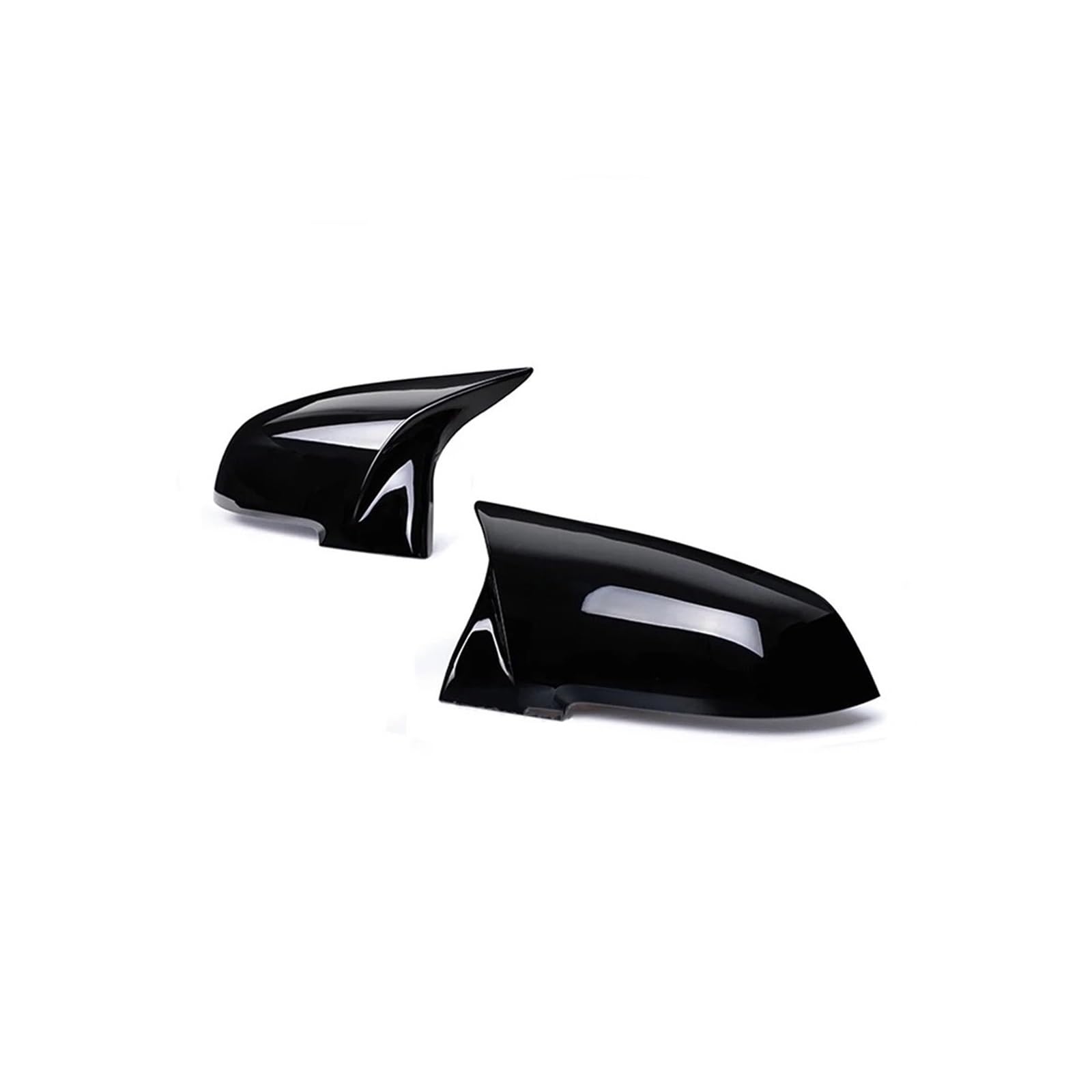Außenspiegel-Abdeckkappen Für Serie 1 2 3 4 Für X Für M 220i 328i 420i F20 F21 F22 F23 F30 F32 F33 F36 Für X1 Rückspiegelabdeckung Seitenspiegelgehäuse(Bright Black) von AHRPKAMERD