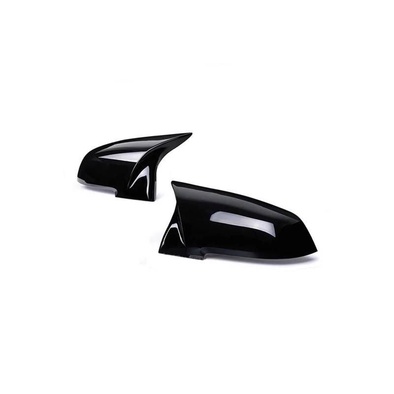 Außenspiegel-Abdeckkappen Für Serie 1 2 3 4 Für X Für M 220i 328i 420i F20 F21 F22 F23 F30 F32 F33 F36 Für X1 Rückspiegelabdeckung Seitenspiegelgehäuse(Bright Black) von AHRPKAMERD