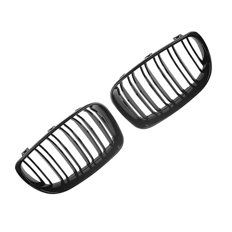 Front Kühlergrille Für 1er E81 E82 E87 E88 125i 128i 135i Auto Frontstoßstange Nierengrill Schwarz Glänzend Doppellamellenhaube Renngrills Frontgrill von AHRPKAMERD