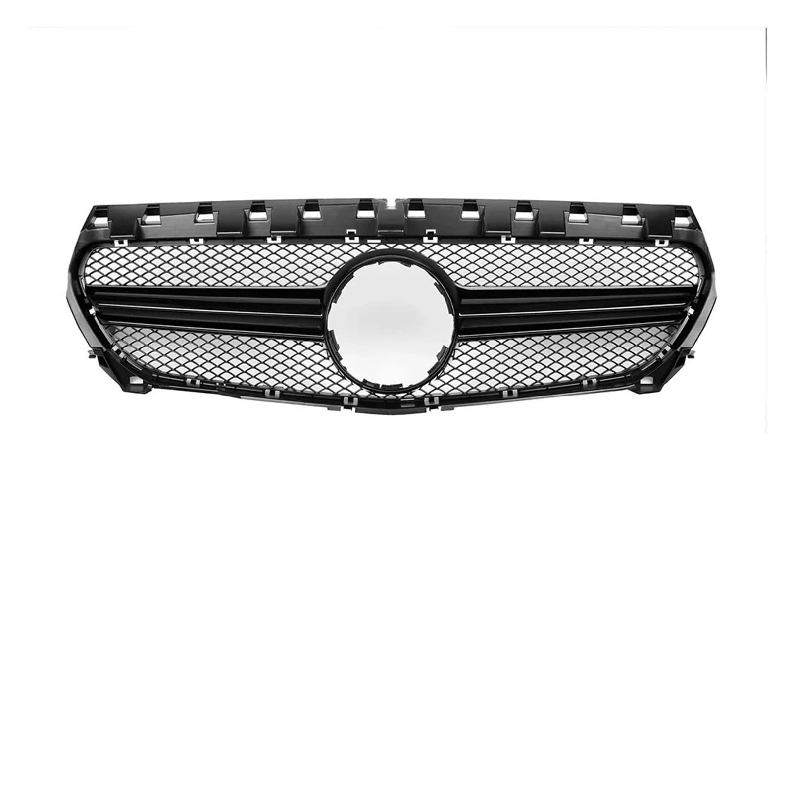 Front Kühlergrille Für CLA-Klasse W117 CLA180 CLA200 CLA45 Für Für GT Style 2013-2019 2018 Auto Front Mesh Grille Frontstoßstangengrill Frontgrill(A -Black) von AHRPKAMERD