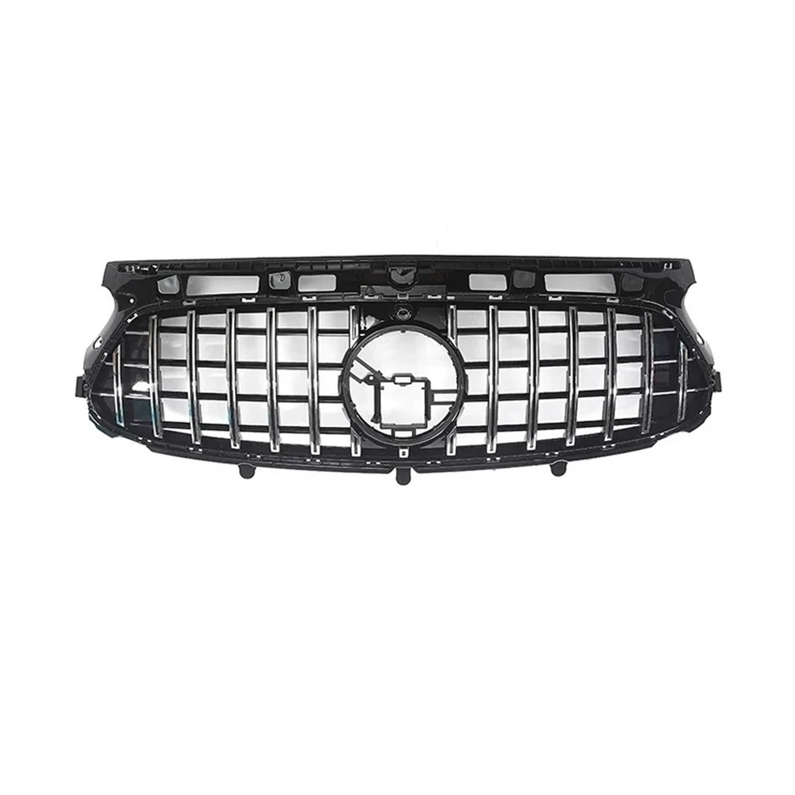 Front Kühlergrille Für GLA-Klasse Sport H247 Für GLA 200 250 Für GT-Stil 2020-2023 2024 Auto Frontstoßstange Renngitter ABS Tuning Body Kits Frontgrill(Silver) von AHRPKAMERD