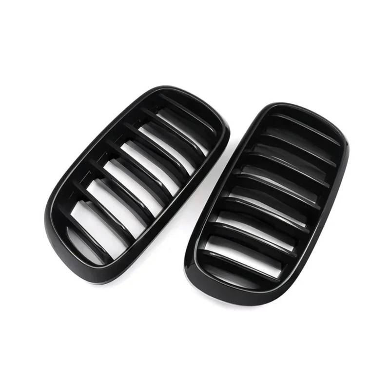 Front Kühlergrille Für X5 F15 F16 Für X6 2014 2015 2016 2017 Auto Front Nieren Sport Grill Mesh Racing Grille Glanz Schwarz Zubehör Frontgrill von AHRPKAMERD