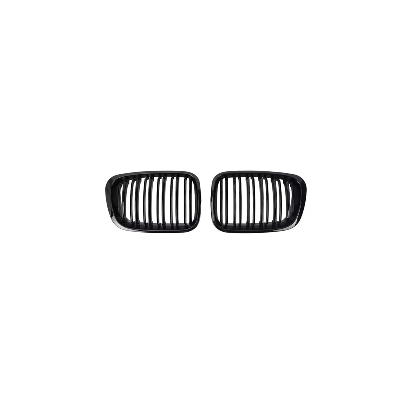 Frontgrill Für 3Serie E46 320i 323i 325i 328i 330i 325Ci 1998-2001 Auto Frontstoßstangengitter Renngitter Vorne Haube Kühlergrill(Double-Glossy Black) von AHRPKAMERD