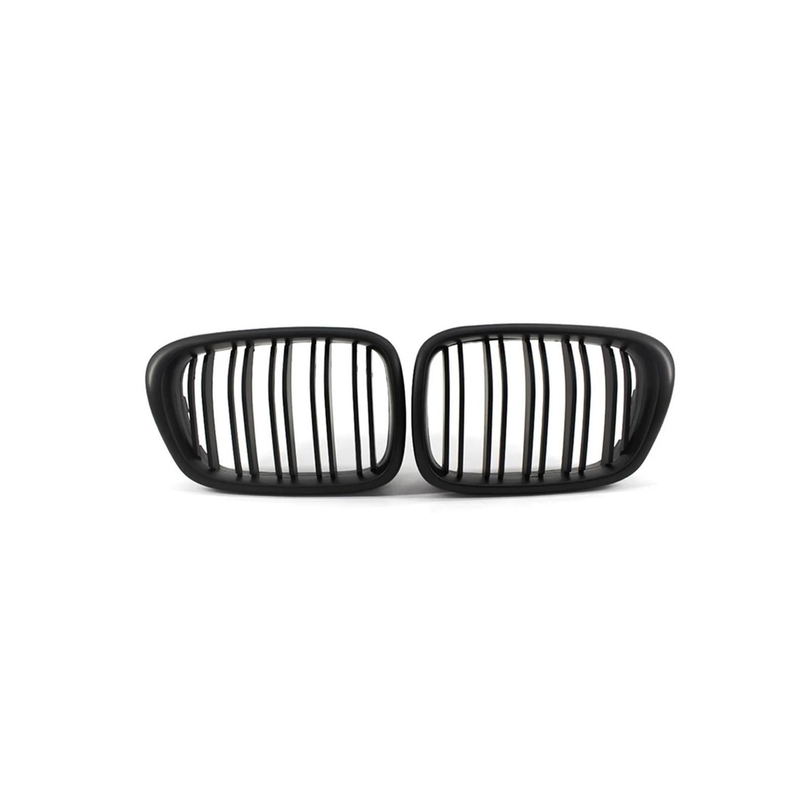 Frontgrill Für 5 Series 525 528 E39 1999-2003 Auto Front Hood Grill Nieren Gitter Racing Grill Glanz Schwarz Vorne Haube Kühlergrill(Matte Black) von AHRPKAMERD