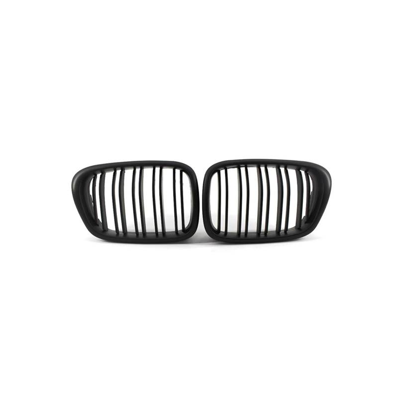 Frontgrill Für 5 Series 525 528 E39 1999-2003 Auto Front Hood Grill Nieren Gitter Racing Grill Glanz Schwarz Vorne Haube Kühlergrill(Matte Black) von AHRPKAMERD