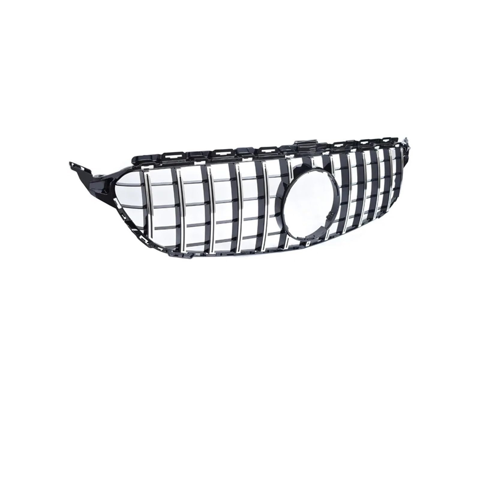 Frontgrill Für C Für Klasse W205 S205 A205 C205 2015-2020 Auto Front Kühlergrill Diamanten Grill Vorne Haube Kühlergrill(2018-2020 Silver) von AHRPKAMERD