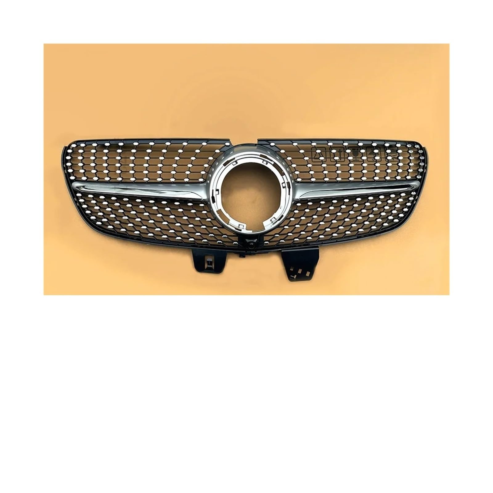 Frontgrill Für V Für Klasse W447 2015-2023 Für GT Diamond Style Fronteinlassgitter Kühlergrill Vorne Haube Kühlergrill(2020-2023 D Silvery) von AHRPKAMERD