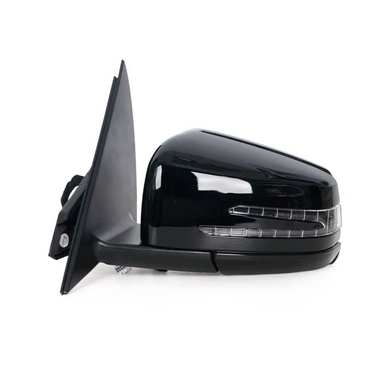Seitenspiegel Für S-Klasse S300 S350 S400 S63 W221 2006-2013 Auto Power Side Tür Rückspiegel Montage Komplett-Außenspiegel(1PC Left Black) von AHRPKAMERD