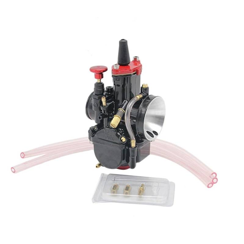 Vergaser Carb Für PWK Universal Motorrad Vergaser Roller ATV Mit Power Jet Dirt Bike Motocross Flache Vergaser Vergaser Motoren(26) von AHRPKAMERD