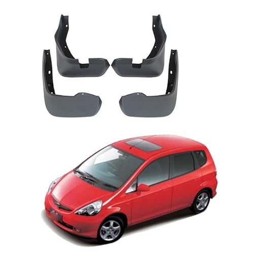 4 Stück Auto Schmutzfänger für Honda Jazz Fit 2003-2007,Schmutzfänger Spritzschutz Fahrzeug vorne und hinten Spritzschutz Protection ZubehöR Kotflügel Bausatz 4 Stück Auto Schmutzfänger für Honda Jazz Fit 2003-2007,Schmutzfänger Spritzschutz Fahrzeug vorne und hinten Spritzschutz Protection ZubehöR Kotflügel Bausatz von AIBINGBH