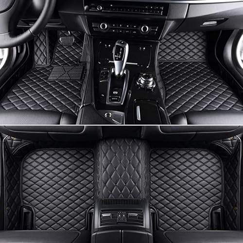 Auto Fußmatten Teppich für BMW 2er Active Tourer U06 2022 2023 2024 2025, Fussmatten Auto, Leder Wasserfest Antirutsch Autoteppiche, Schwarz Auto Fußmatten Teppich für BMW 2er Active Tourer U06 2022 2023 2024 2025, Fussmatten Auto, Leder Wasserfest Antirutsch Autoteppiche, Schwarz von AIBINGBH