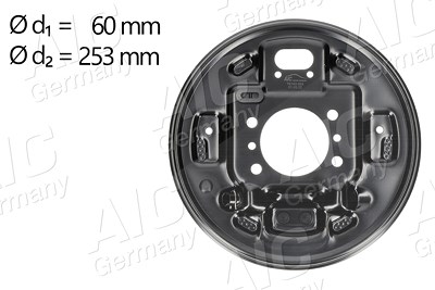 Aic 2x Abdeckblech, Bremstrommel für Hyundai, Kia von AIC