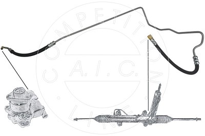 Aic Hydraulikschlauch, Lenkung [Hersteller-Nr. 57676] für Opel von AIC
