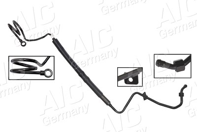 Aic Hydraulikschlauch, Lenkung [Hersteller-Nr. 58280] für Audi, Skoda, VW von AIC