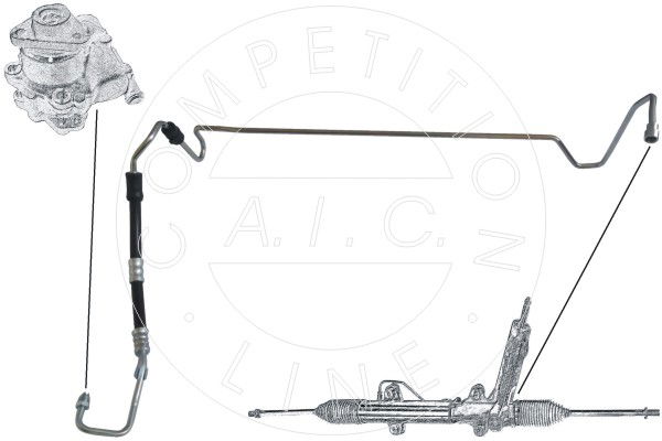 Hydraulikschlauch, Lenkung von Hydraulikpumpe nach Lenkgetriebe AIC 54946 Hydraulikschlauch, Lenkung von Hydraulikpumpe nach Lenkgetriebe AIC 54946 von AIC