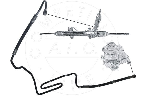 Hydraulikschlauch, Lenkung von Hydraulikpumpe nach Lenkgetriebe AIC 54953 Hydraulikschlauch, Lenkung von Hydraulikpumpe nach Lenkgetriebe AIC 54953 von AIC