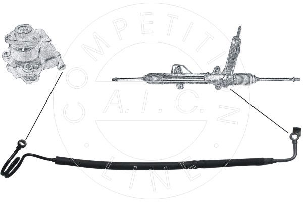Hydraulikschlauch, Lenkung von Hydraulikpumpe nach Lenkgetriebe AIC 54997 Hydraulikschlauch, Lenkung von Hydraulikpumpe nach Lenkgetriebe AIC 54997 von AIC