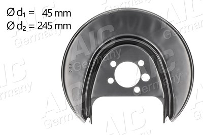 Aic Spritzblech, Bremsscheibe [Hersteller-Nr. 56016] für Audi, Seat, Skoda, VW von AIC