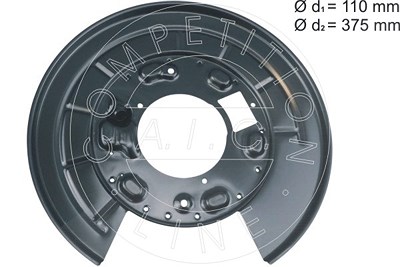Aic Spritzblech, Bremsscheibe [Hersteller-Nr. 57786] für Land Rover von AIC