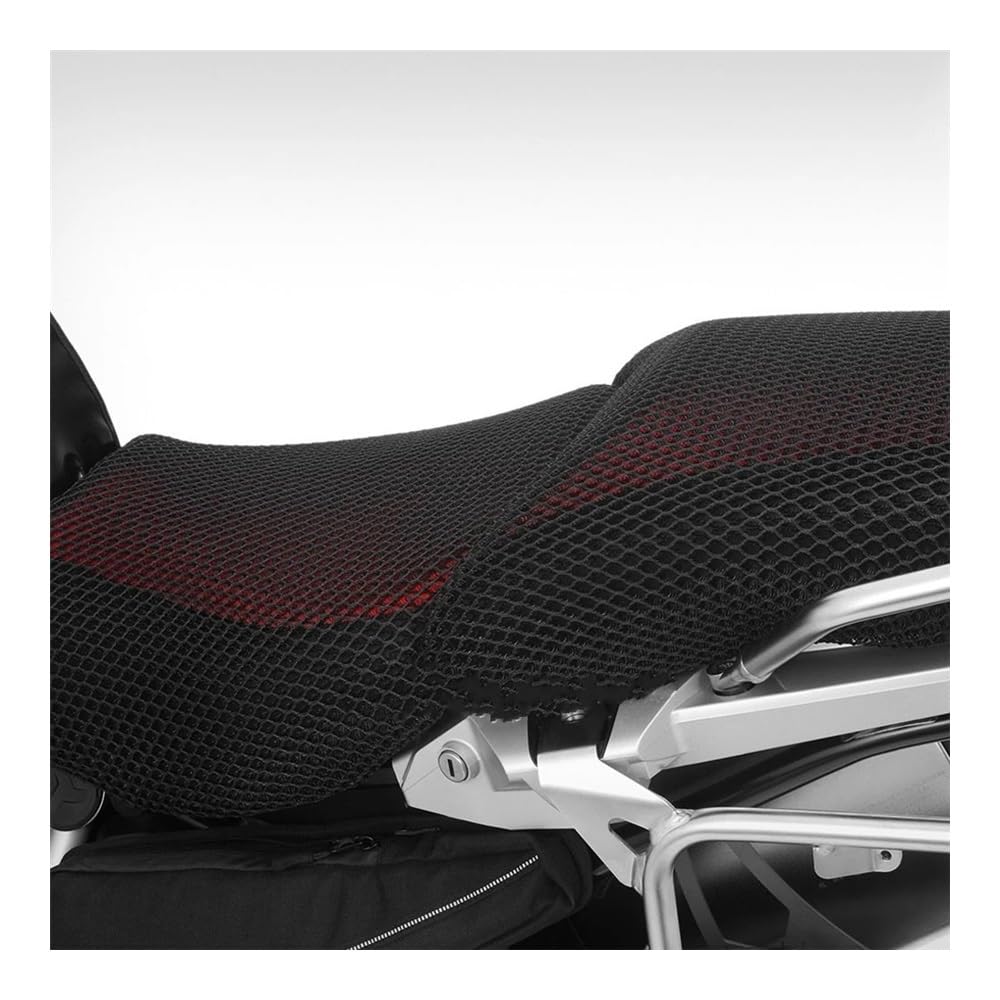 AIERDEYP Sitzabdeckung Motorrad Motorrad Anti-Slip 3D Mesh Stoff Sitzbezug wasserdichte Kissen Für Für R1200GS R 1200 GS ADV Für Abenteuer R1250GS R1250 GS(for R1250GS 2018-2021) von AIERDEYP