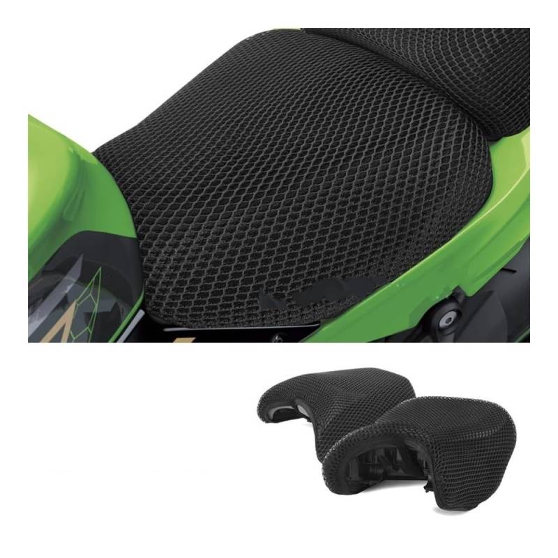 AIERDEYP Sitzabdeckung Motorrad Motorrad Schutz Kissen Sitzbezug Für K&awasaki Für Ninja650 Für Ninja 650 Für Z650 Für Z 650 Stoff Sattel Sitzbezug von AIERDEYP